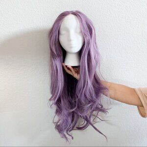 Long Purple Cosplay Costume Wig💜